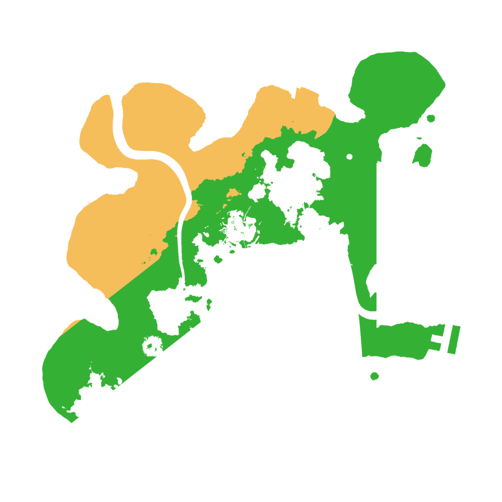 Biome Rust Map: Procedural Map, Size: 2500, Seed: 1044251660