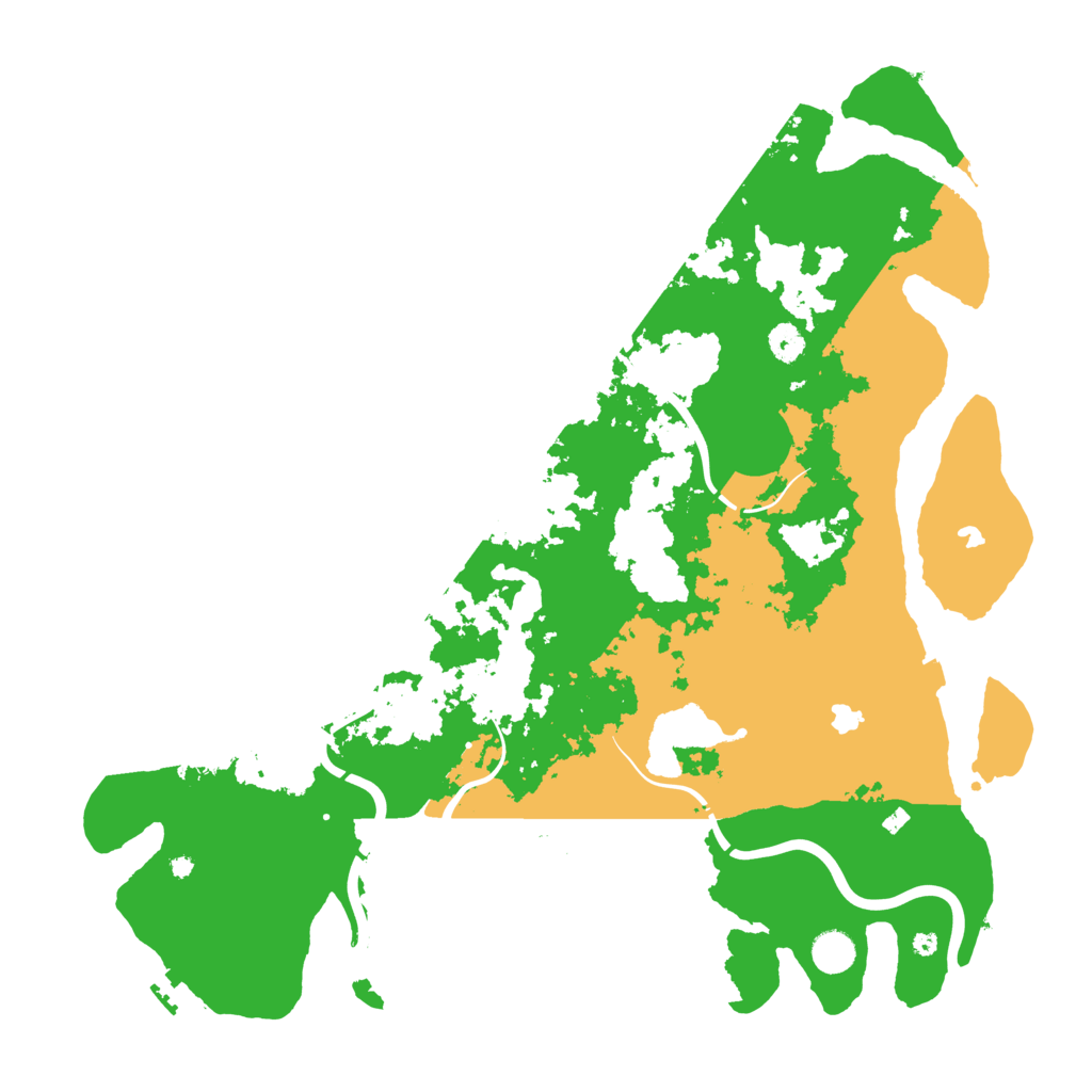 Biome Rust Map: Procedural Map, Size: 4500, Seed: 908132