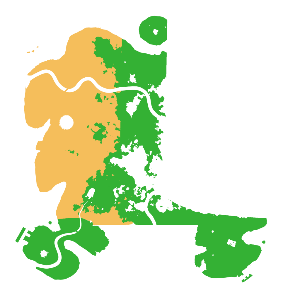 Biome Rust Map: Procedural Map, Size: 3750, Seed: 936670739