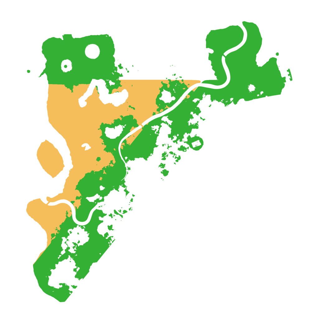 Biome Rust Map: Procedural Map, Size: 4000, Seed: 208877