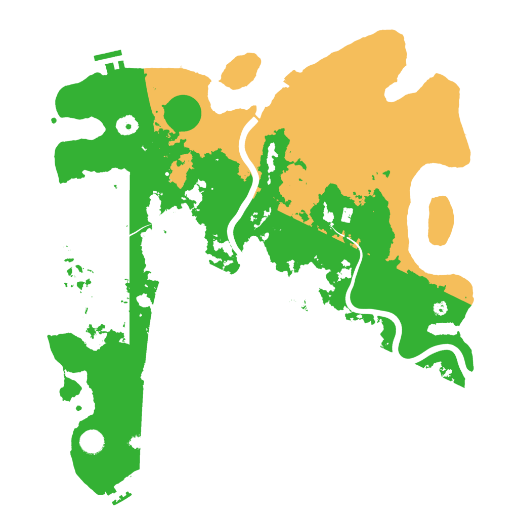 Biome Rust Map: Procedural Map, Size: 3750, Seed: 507897
