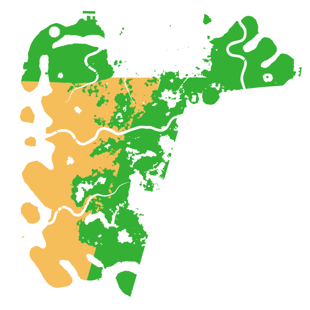 Biome Rust Map: Procedural Map, Size: 5000, Seed: 346176