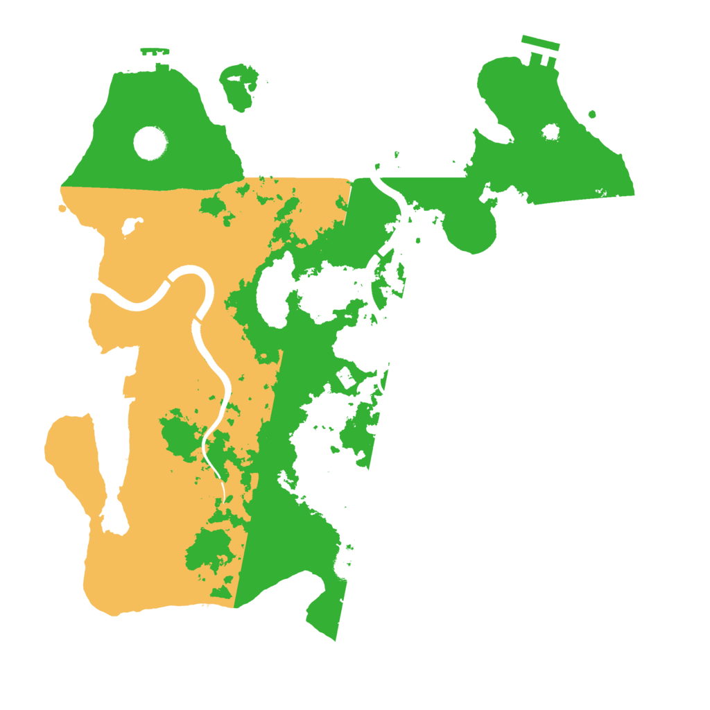 Biome Rust Map: Procedural Map, Size: 3750, Seed: 546382