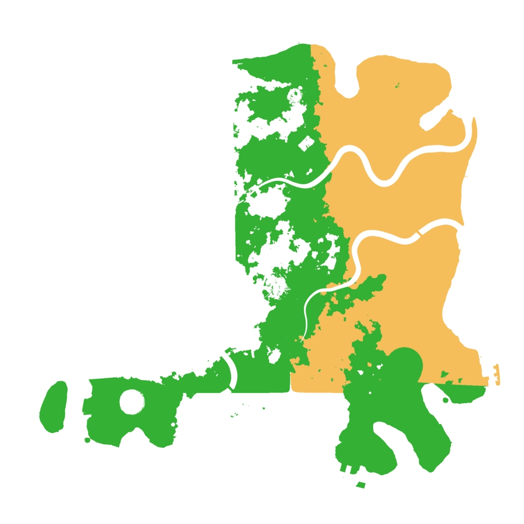 Biome Rust Map: Procedural Map, Size: 3750, Seed: 278346