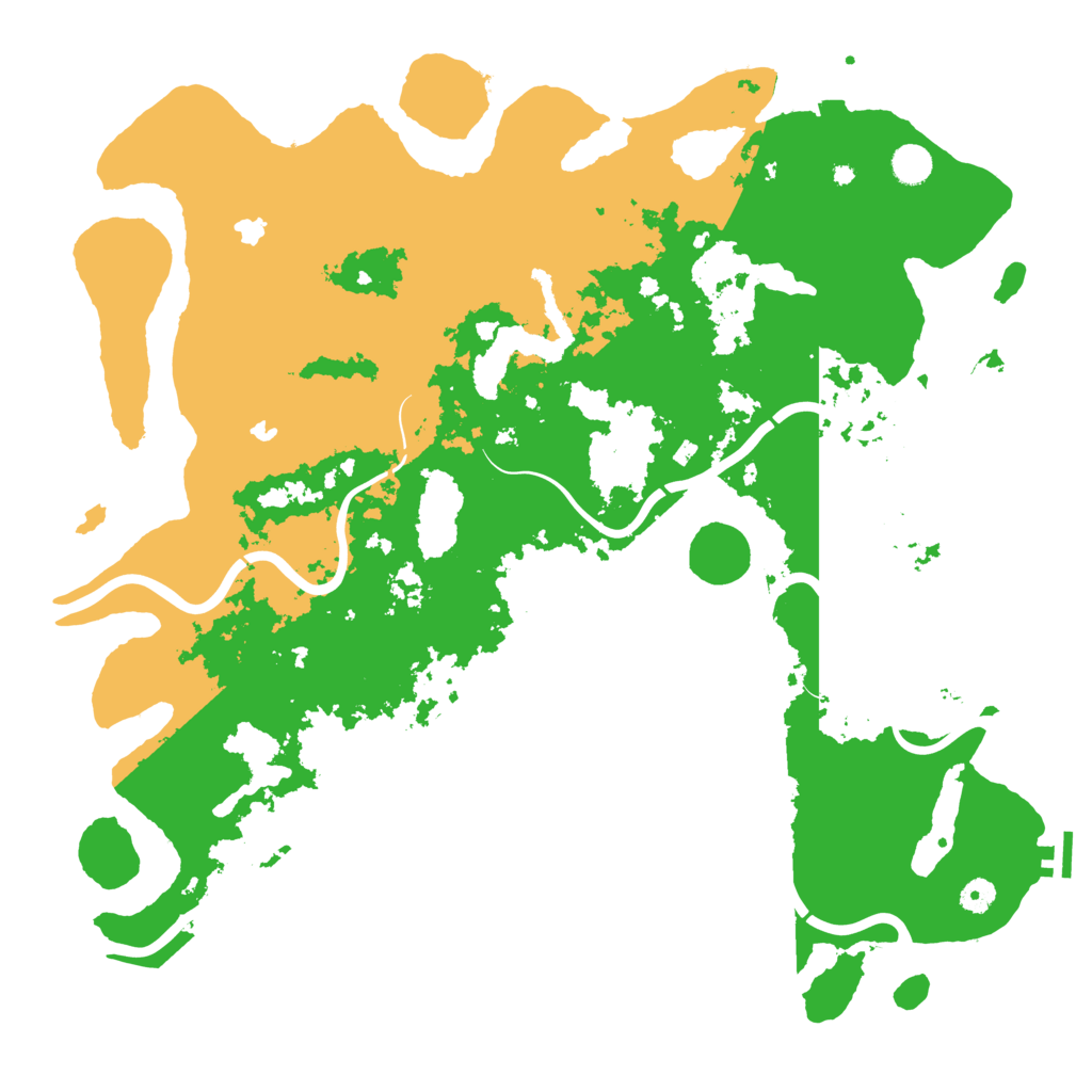 Biome Rust Map: Procedural Map, Size: 4750, Seed: 870778