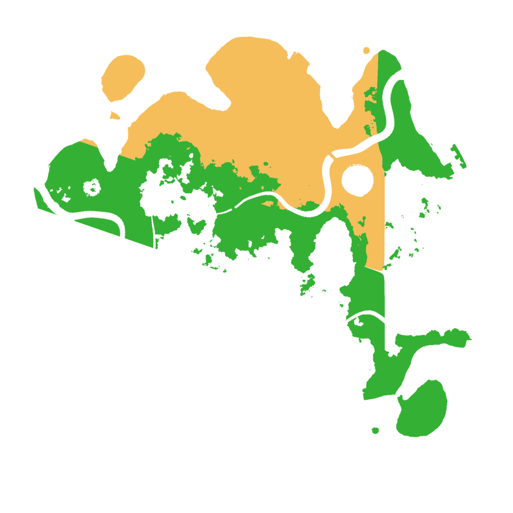 Biome Rust Map: Procedural Map, Size: 3000, Seed: 861542001