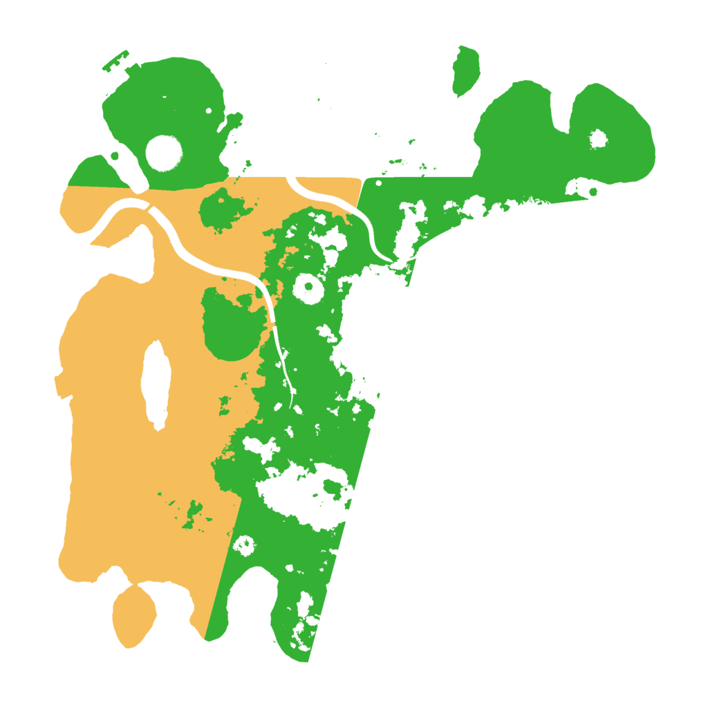 Biome Rust Map: Procedural Map, Size: 3500, Seed: 212788