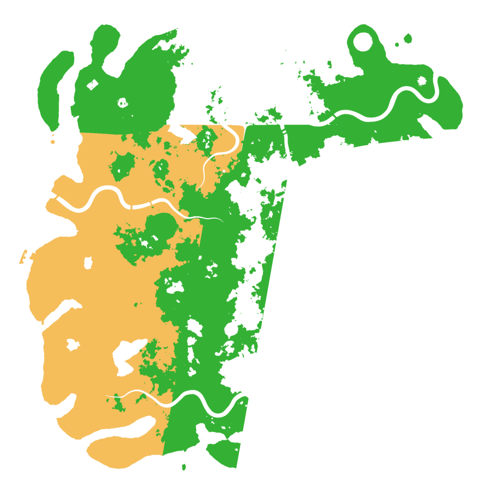 Biome Rust Map: Procedural Map, Size: 5000, Seed: 50579