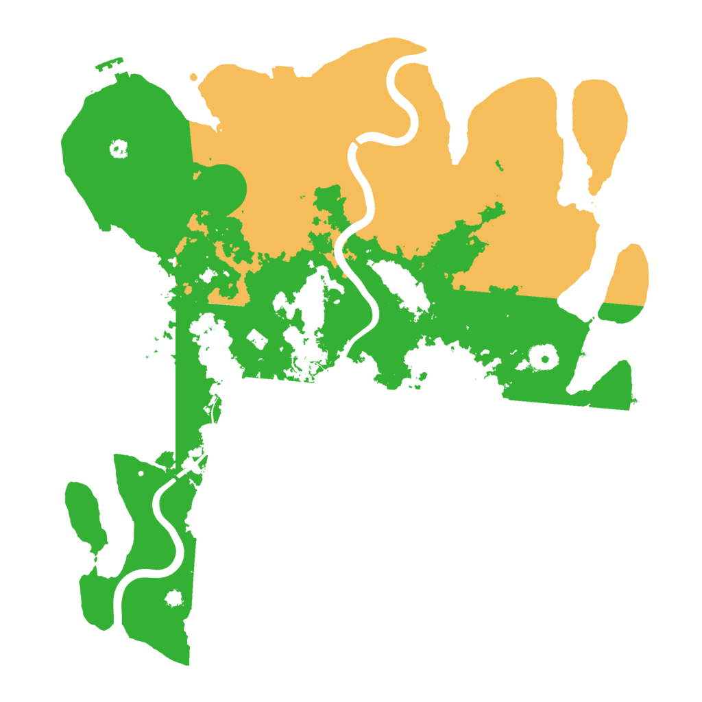 Biome Rust Map: Procedural Map, Size: 3750, Seed: 813601