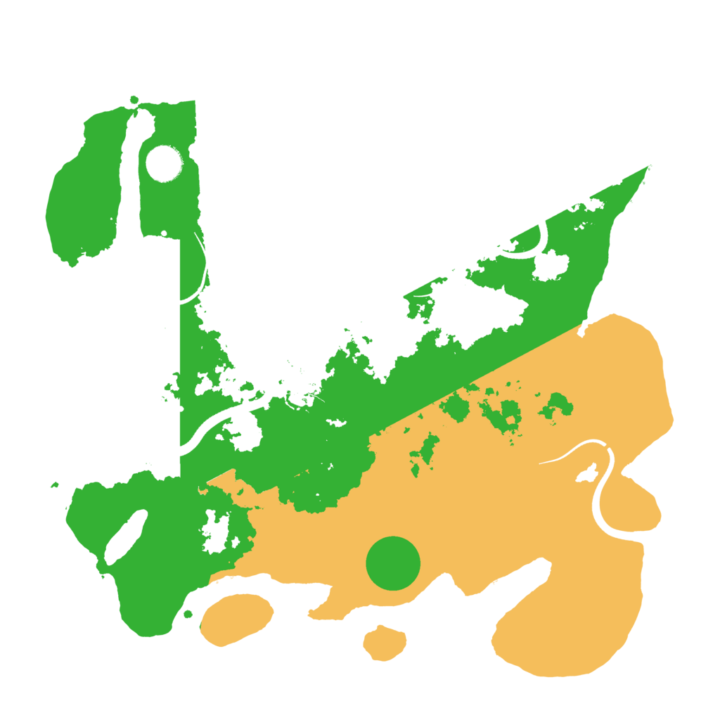 Biome Rust Map: Procedural Map, Size: 3500, Seed: 591321632