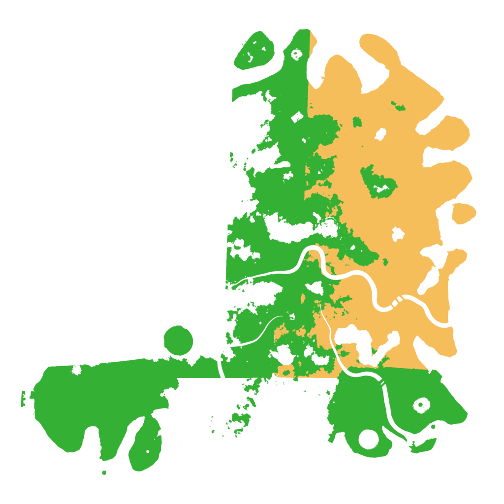 Biome Rust Map: Procedural Map, Size: 4750, Seed: 598579