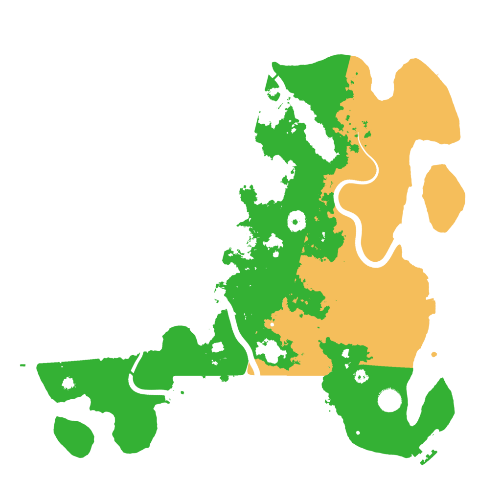 Biome Rust Map: Procedural Map, Size: 3750, Seed: 501748