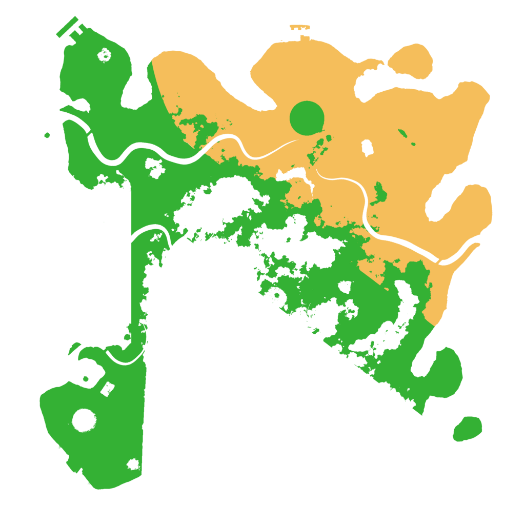 Biome Rust Map: Procedural Map, Size: 4000, Seed: 1458677302