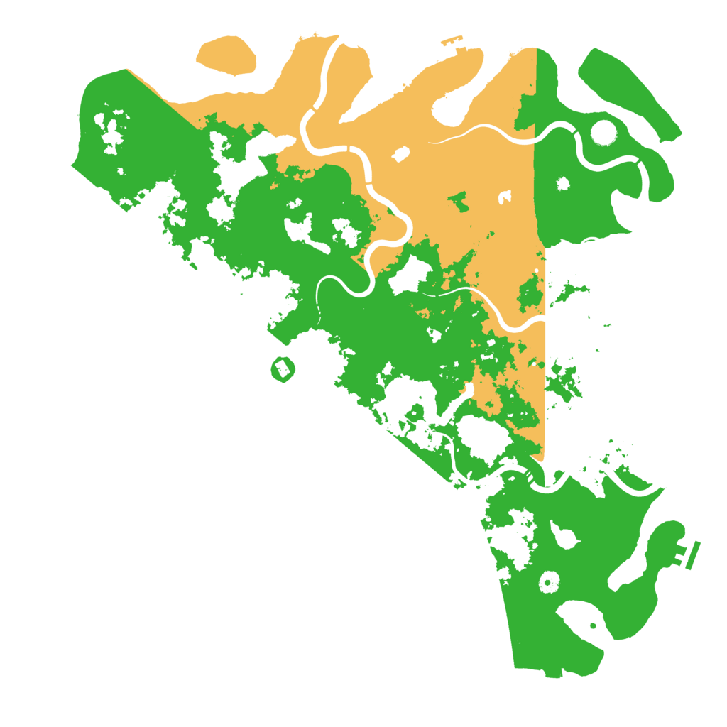 Biome Rust Map: Procedural Map, Size: 5000, Seed: 511283