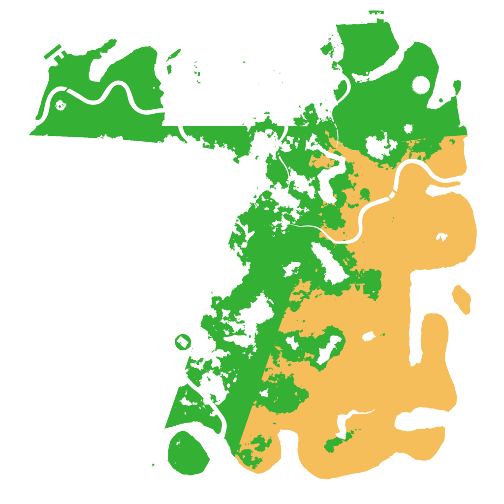 Biome Rust Map: Procedural Map, Size: 5000, Seed: 722386