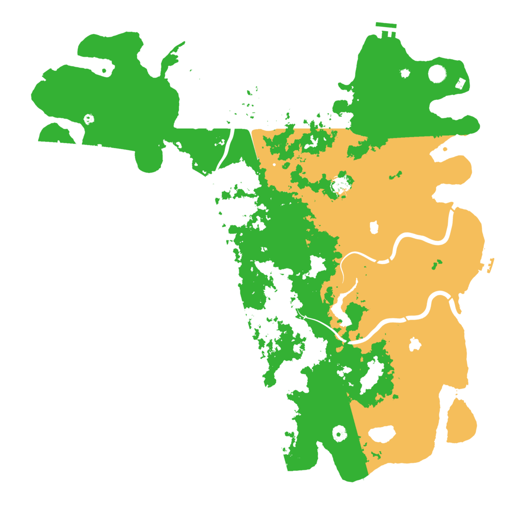 Biome Rust Map: Procedural Map, Size: 5000, Seed: 511742