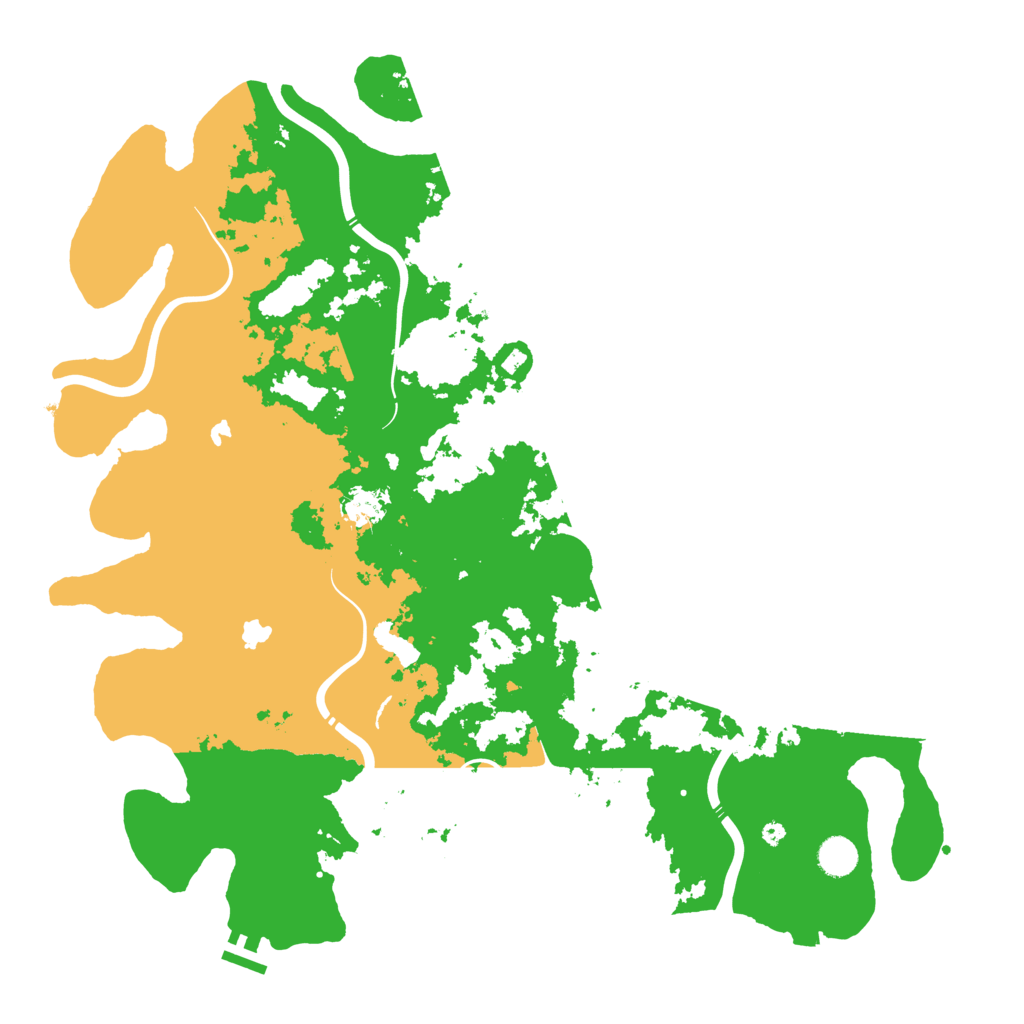 Biome Rust Map: Procedural Map, Size: 4500, Seed: 1750843386
