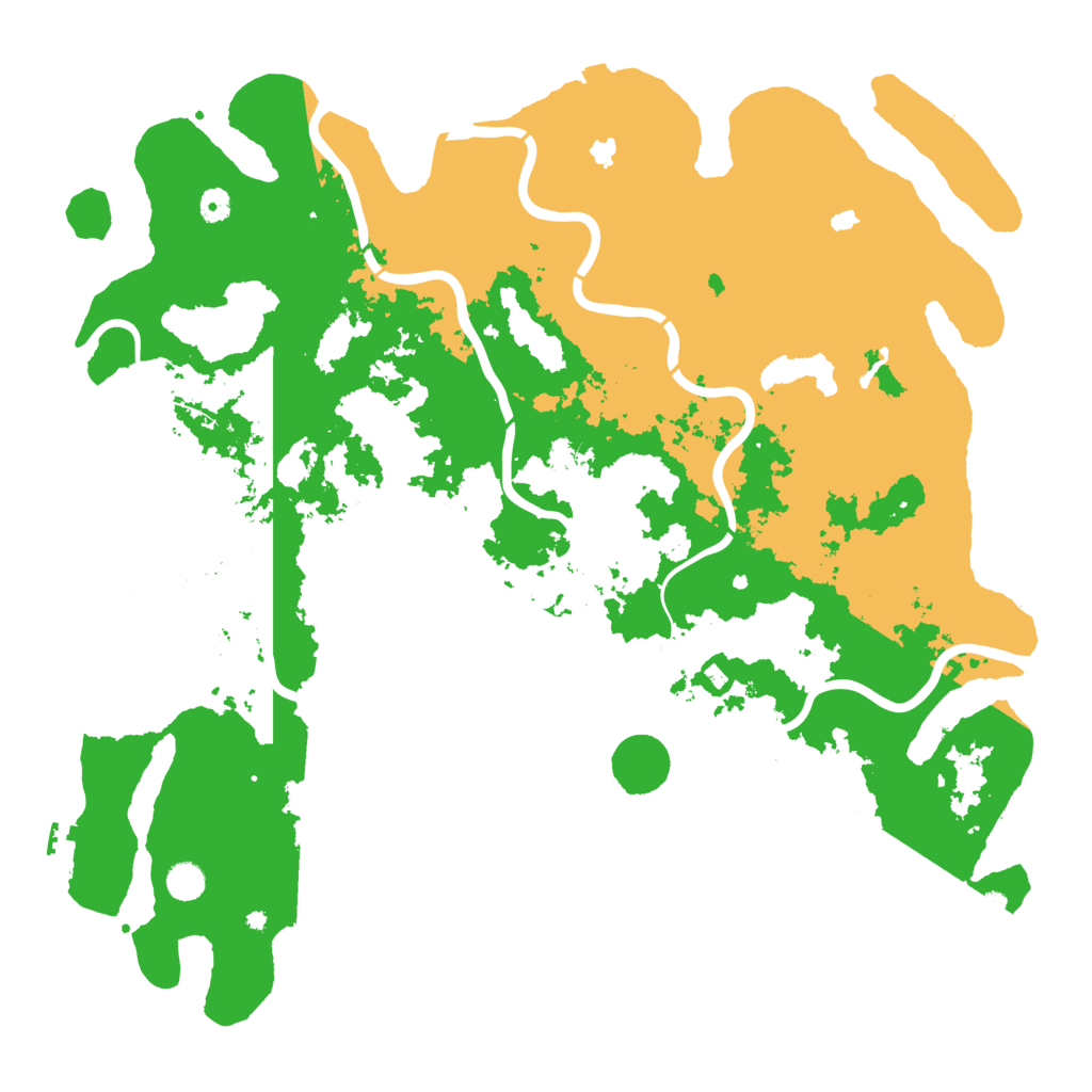 Biome Rust Map: Procedural Map, Size: 5000, Seed: 969209