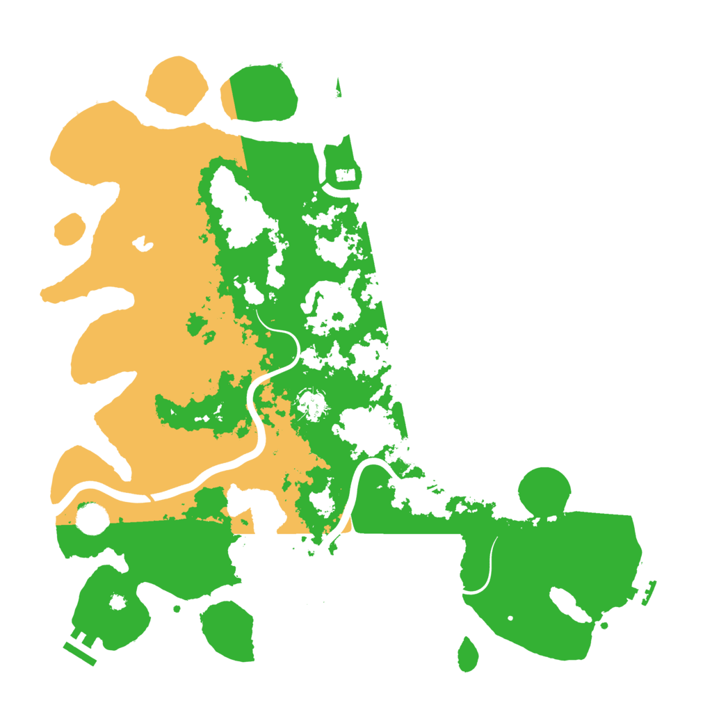Biome Rust Map: Procedural Map, Size: 4000, Seed: 890382