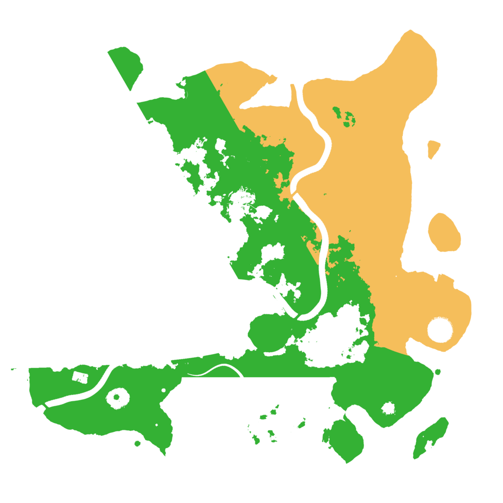 Biome Rust Map: Procedural Map, Size: 3500, Seed: 178765
