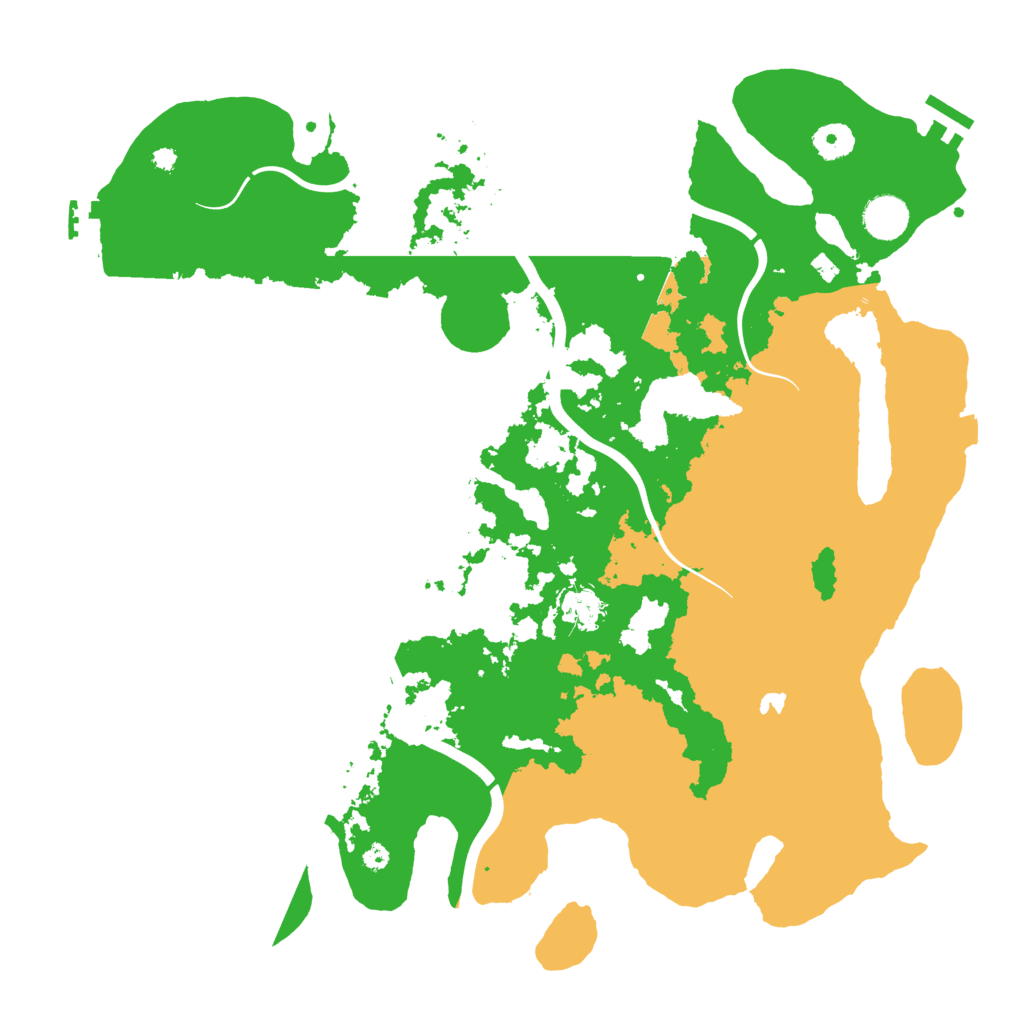 Biome Rust Map: Procedural Map, Size: 4000, Seed: 284650