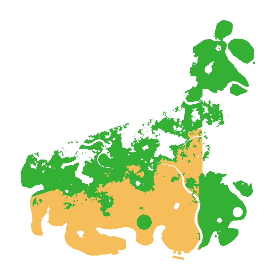 Biome Rust Map: Procedural Map, Size: 4750, Seed: 854680