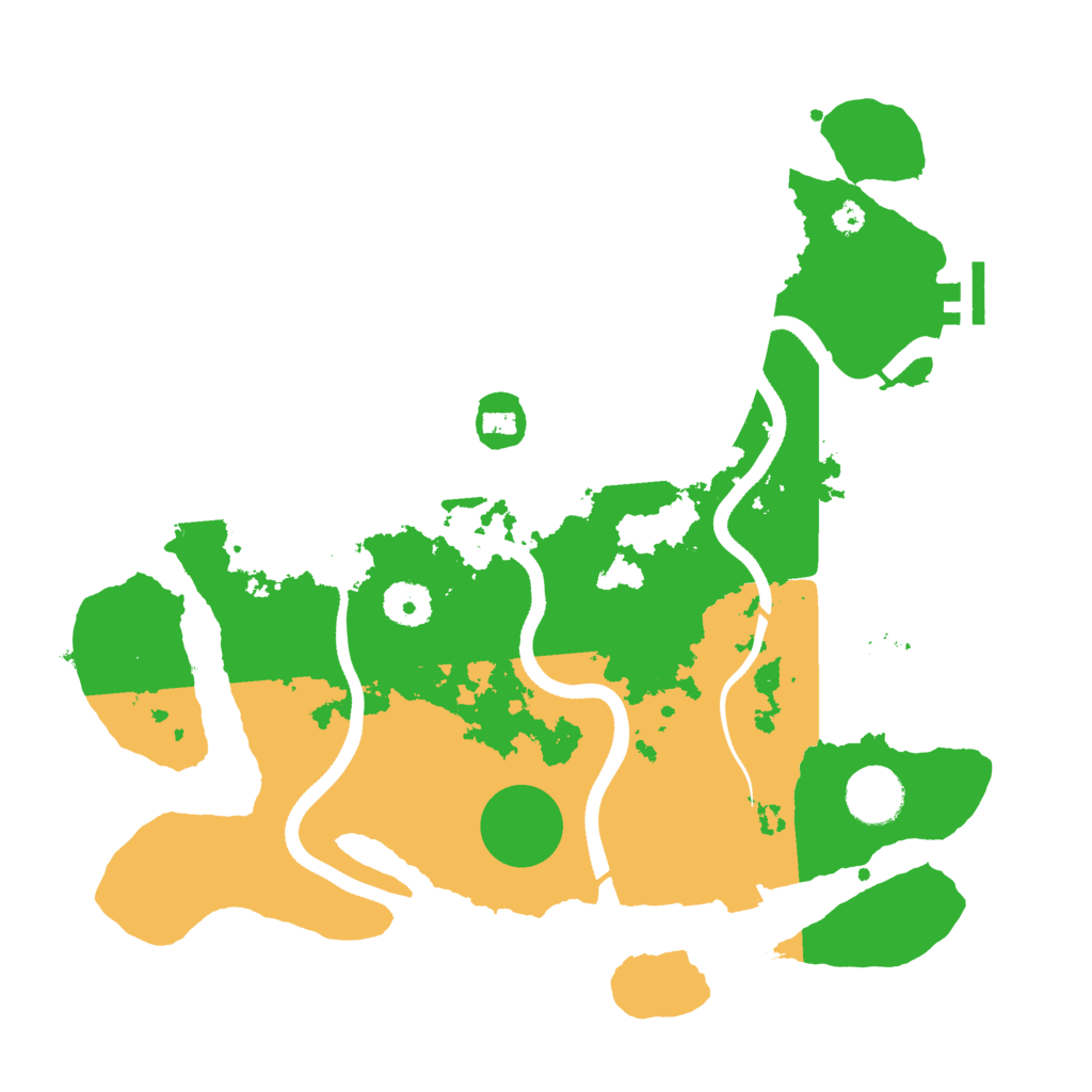 Biome Rust Map: Procedural Map, Size: 3500, Seed: 312039