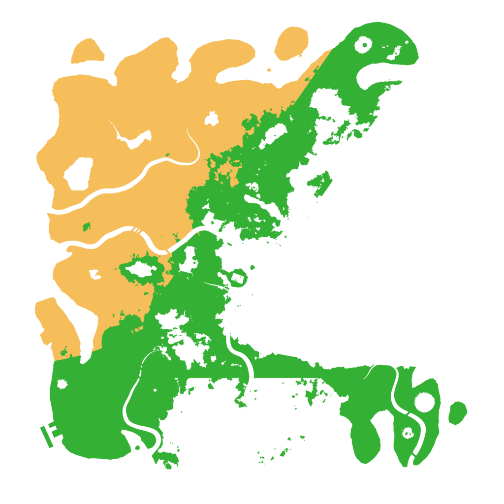 Biome Rust Map: Procedural Map, Size: 4500, Seed: 745319