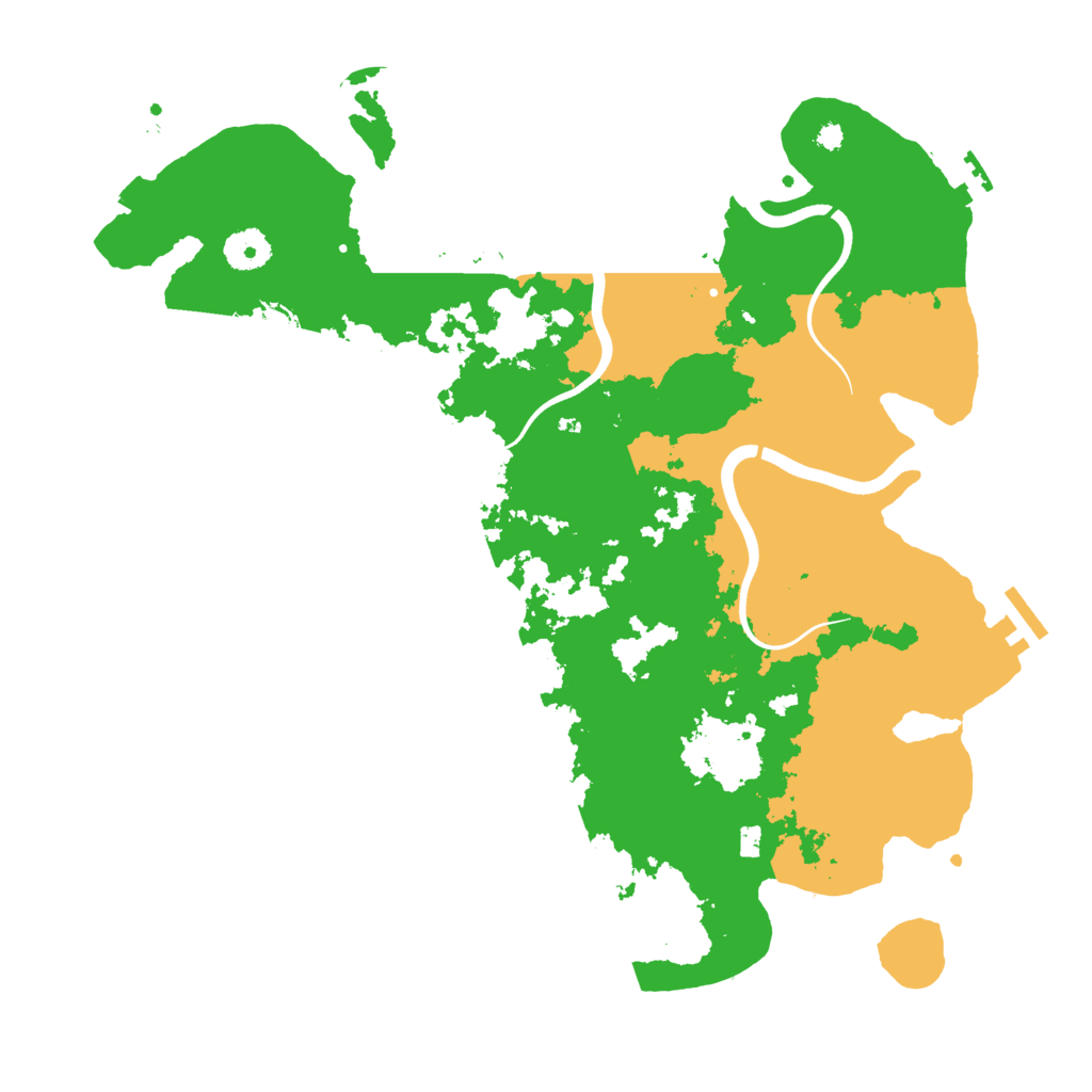 Biome Rust Map: Procedural Map, Size: 3750, Seed: 468425