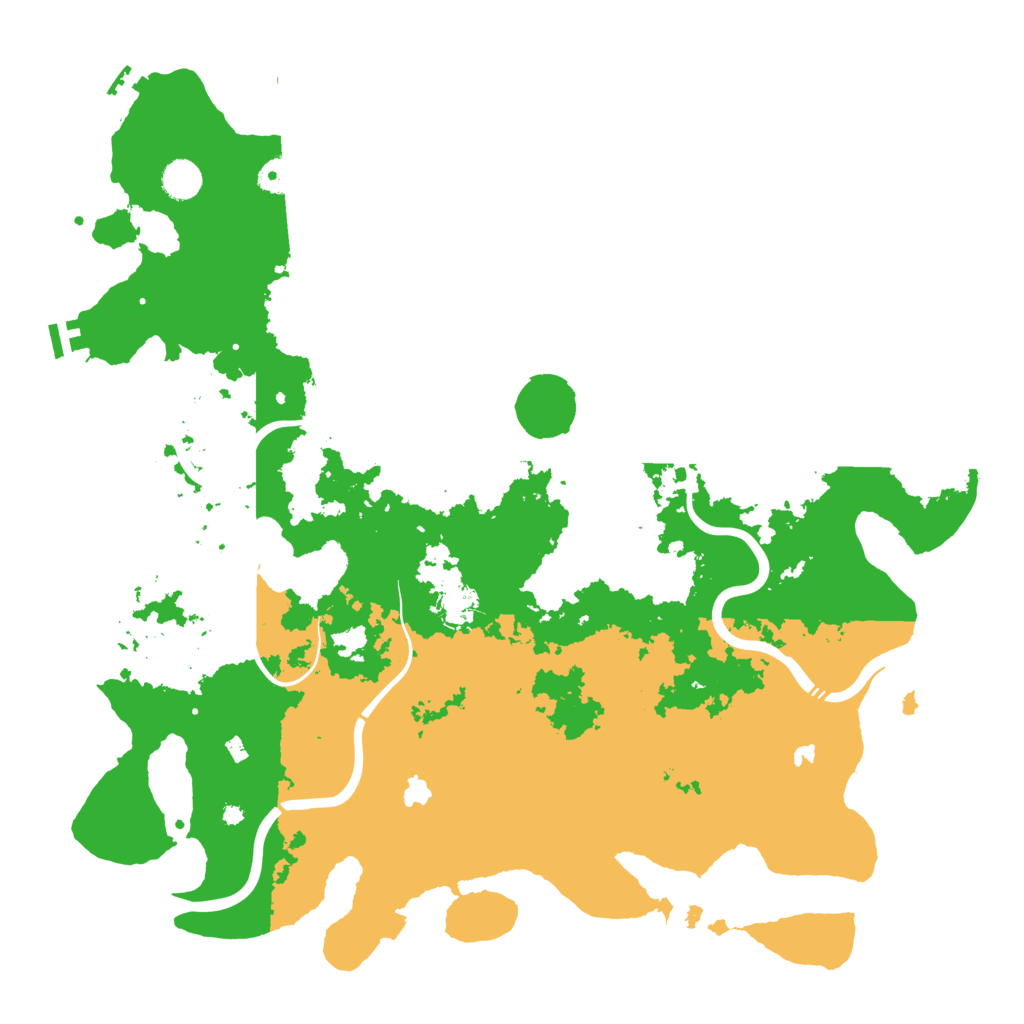 Biome Rust Map: Procedural Map, Size: 4500, Seed: 822569