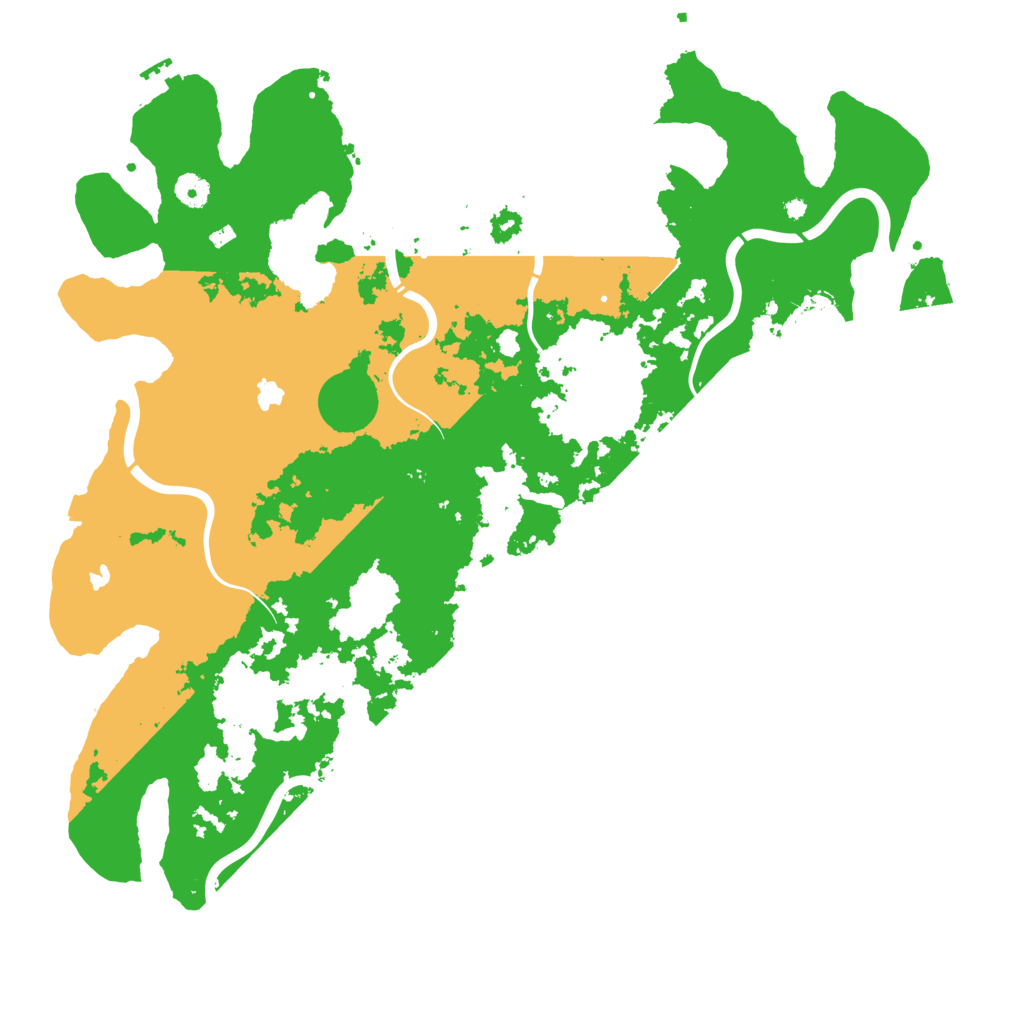 Biome Rust Map: Procedural Map, Size: 4500, Seed: 854958