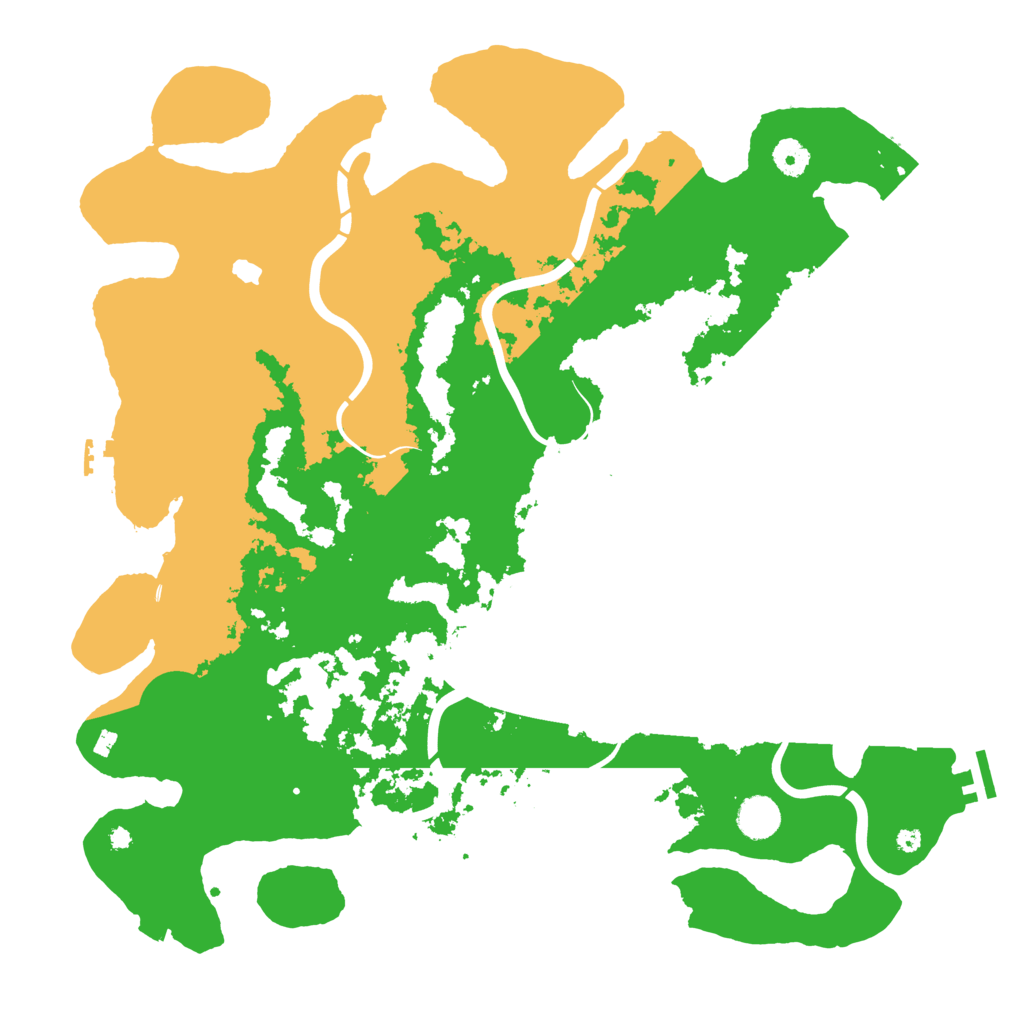 Biome Rust Map: Procedural Map, Size: 4250, Seed: 484570