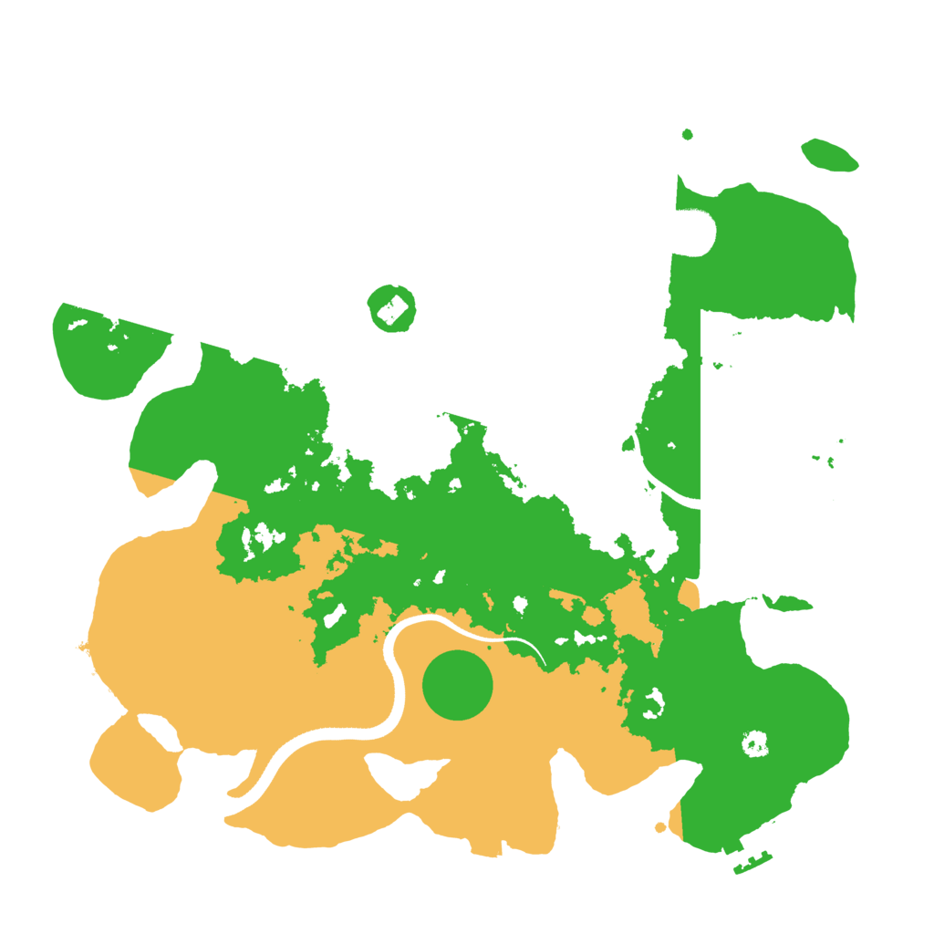 Biome Rust Map: Procedural Map, Size: 3500, Seed: 2102685517
