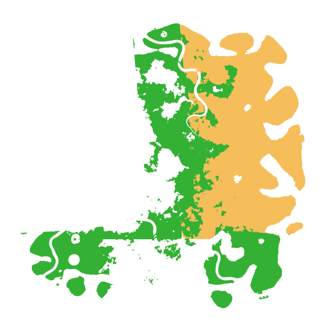 Biome Rust Map: Procedural Map, Size: 5000, Seed: 645986