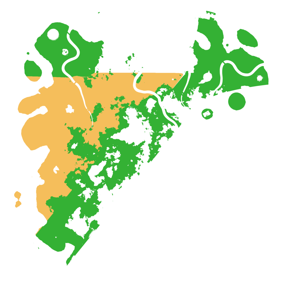 Biome Rust Map: Procedural Map, Size: 4500, Seed: 505748