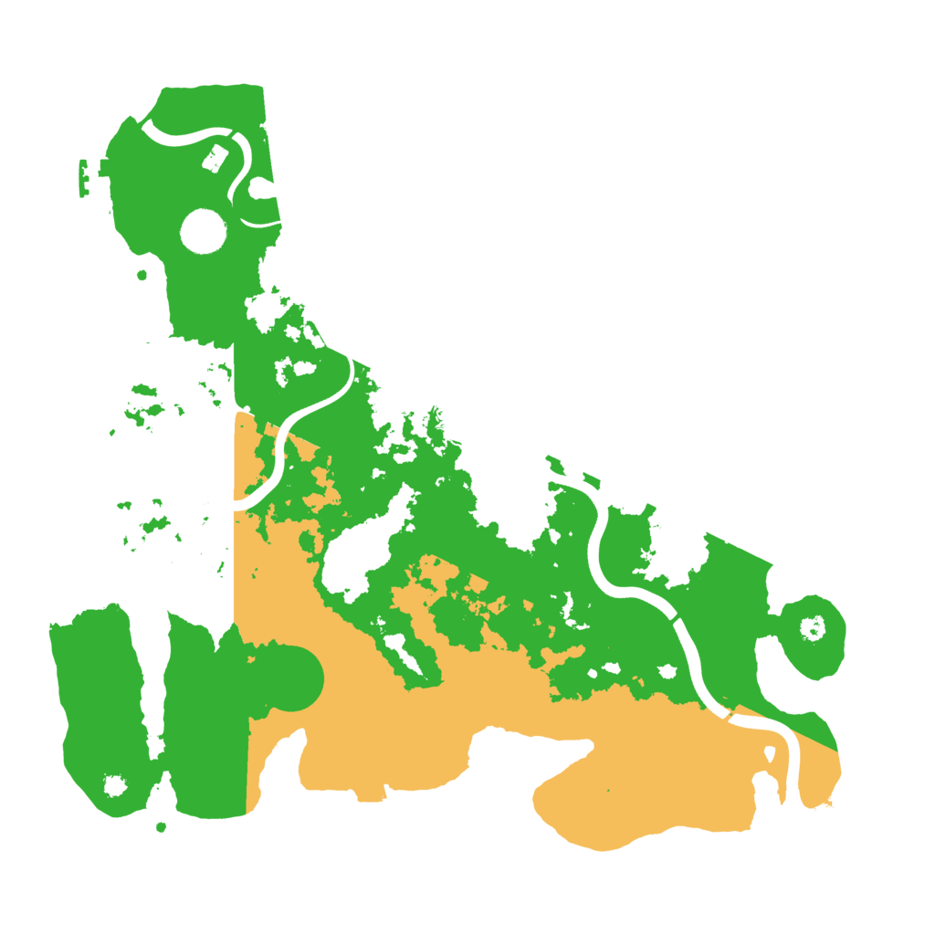 Biome Rust Map: Procedural Map, Size: 3750, Seed: 279262