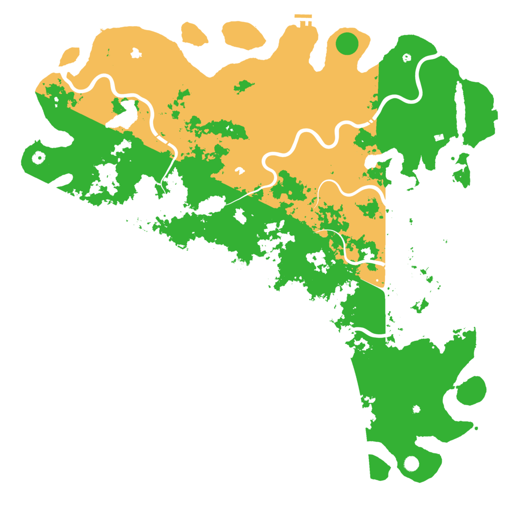 Biome Rust Map: Procedural Map, Size: 6000, Seed: 397125335