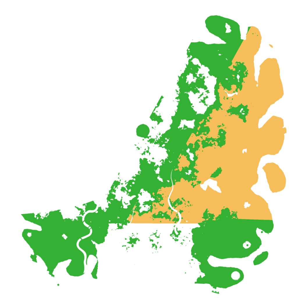 Biome Rust Map: Procedural Map, Size: 6000, Seed: 101536480
