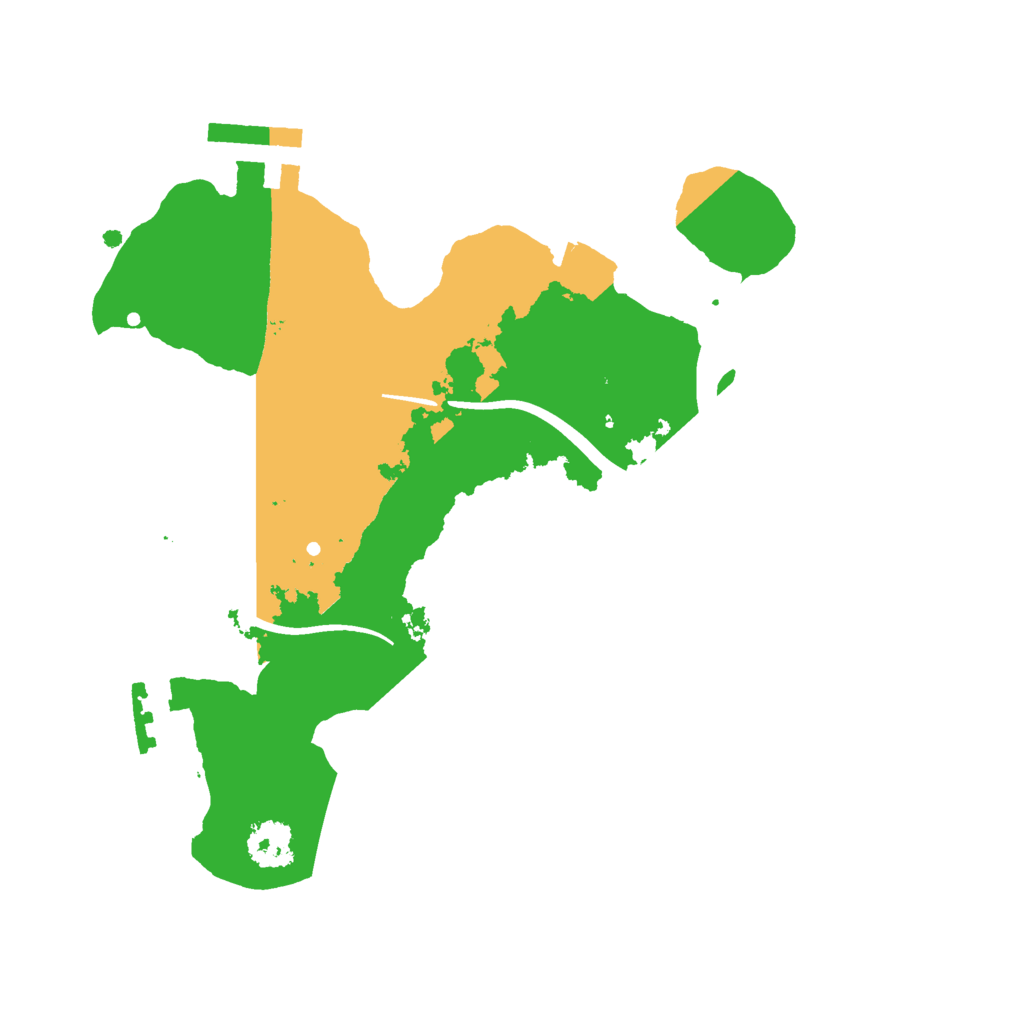 Biome Rust Map: Procedural Map, Size: 2200, Seed: 20