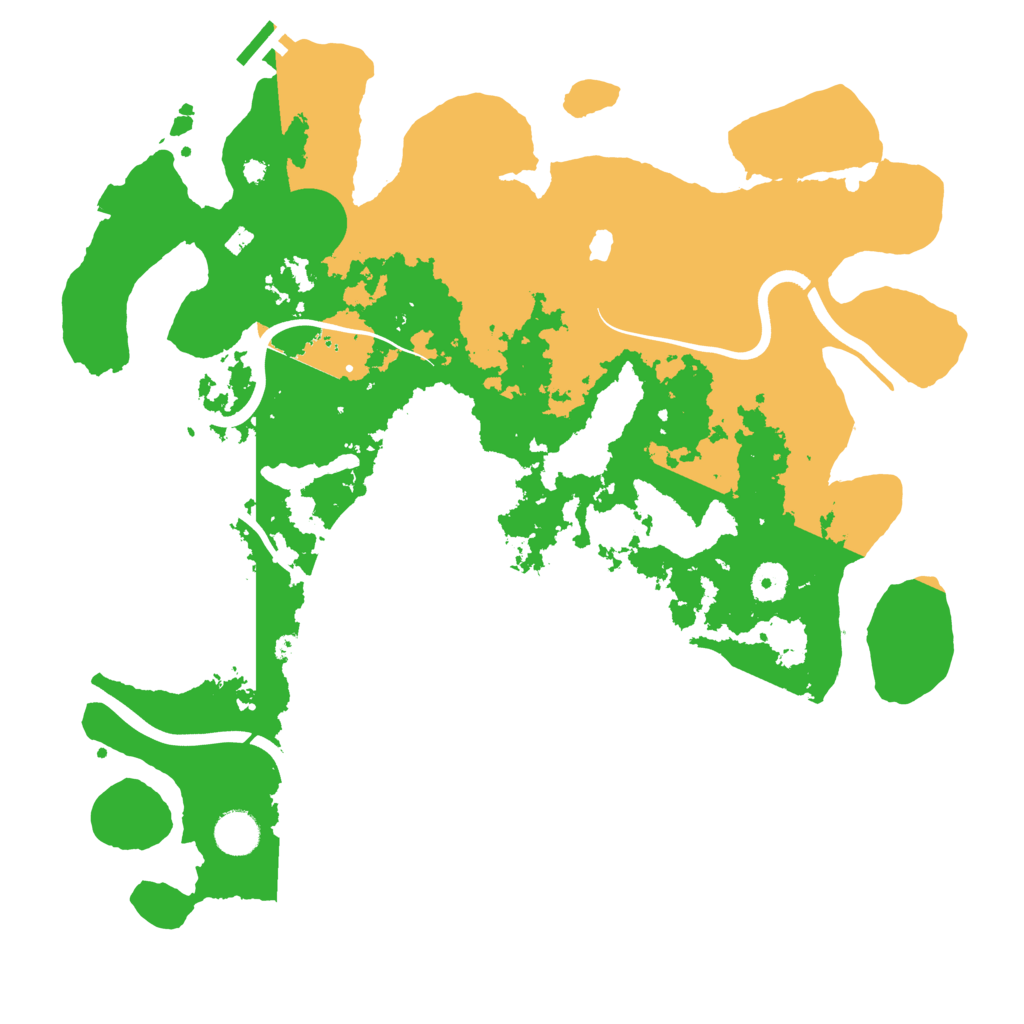 Biome Rust Map: Procedural Map, Size: 4000, Seed: 635826