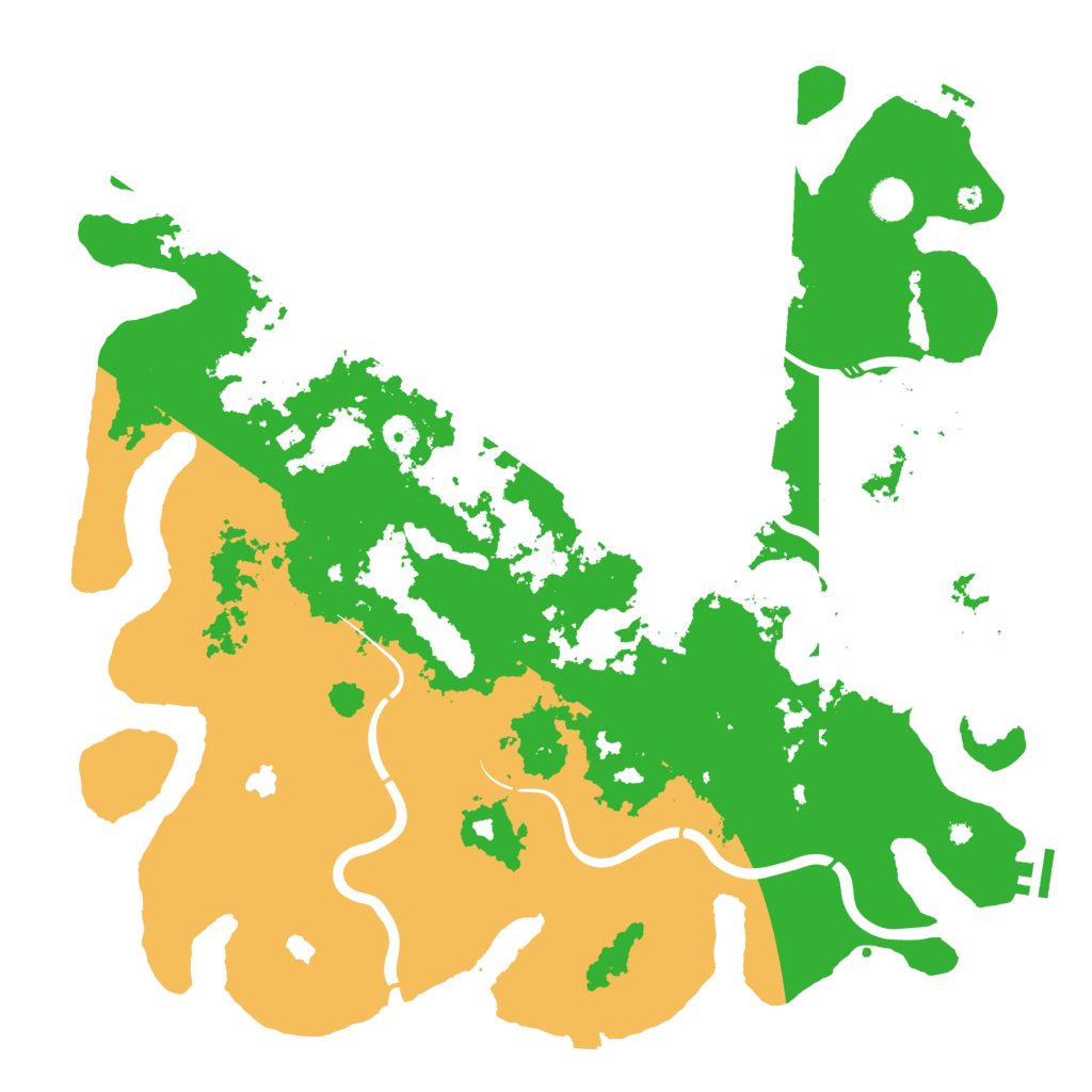 Biome Rust Map: Procedural Map, Size: 4500, Seed: 402397