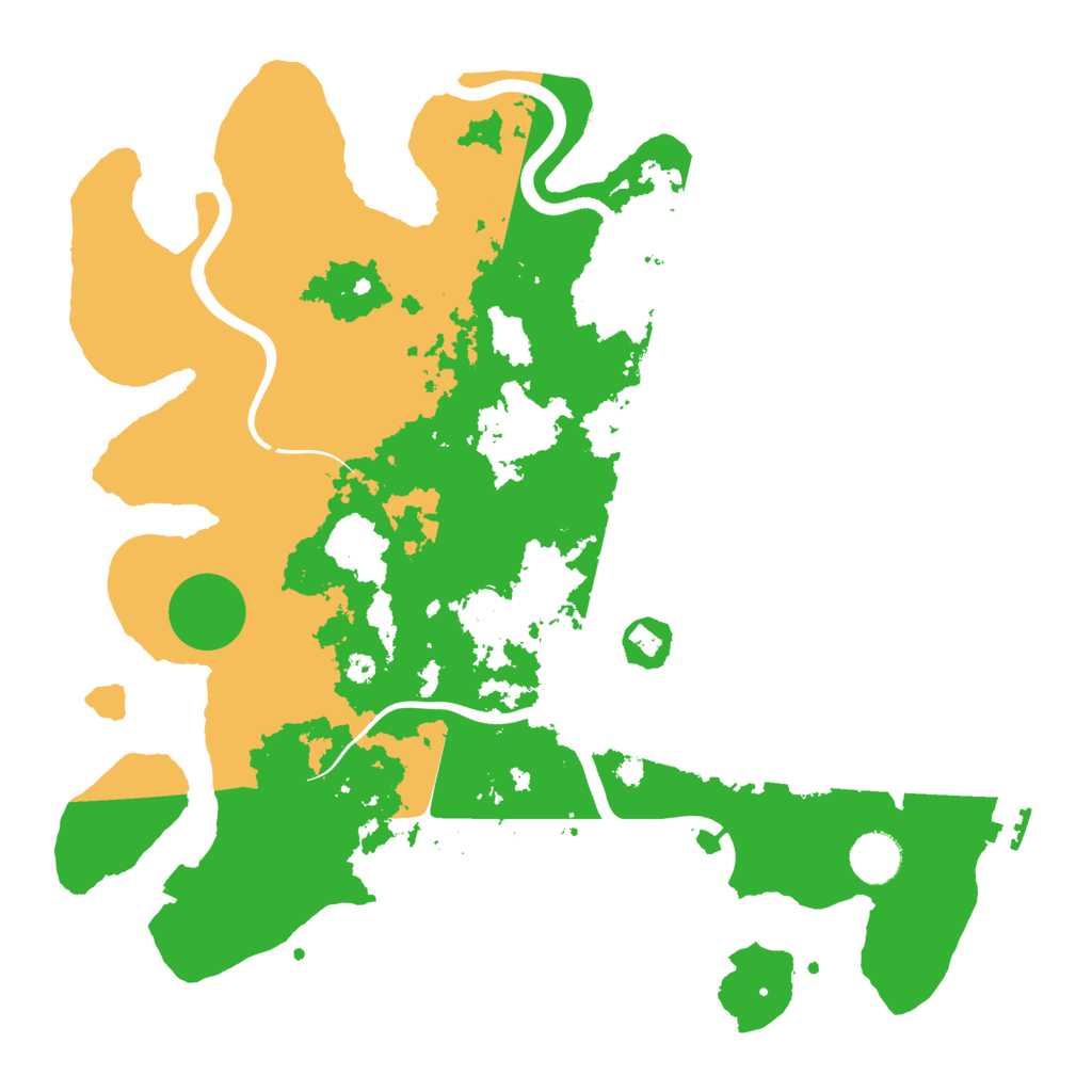 Biome Rust Map: Procedural Map, Size: 3750, Seed: 1151285854