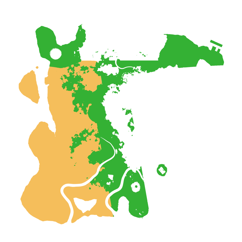 Biome Rust Map: Procedural Map, Size: 3804, Seed: 612276835