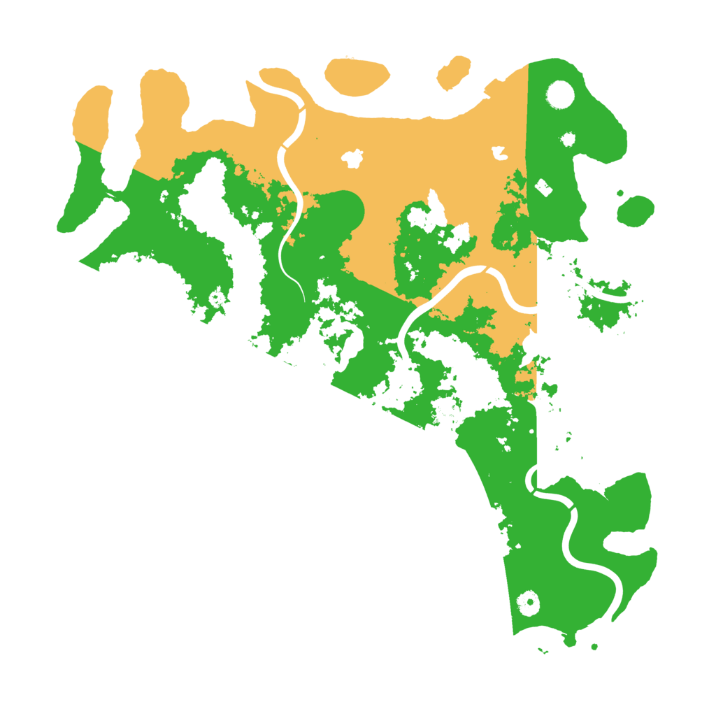 Biome Rust Map: Procedural Map, Size: 4500, Seed: 266023