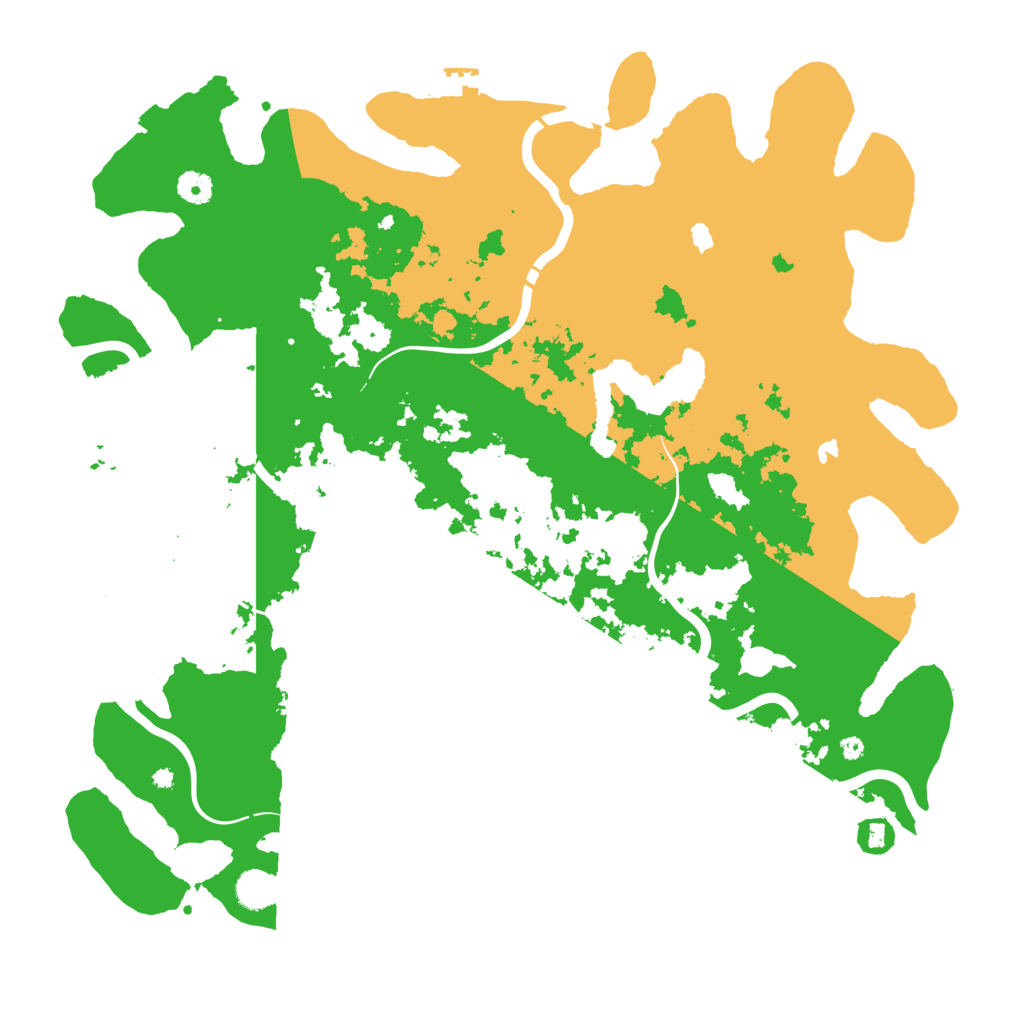 Biome Rust Map: Procedural Map, Size: 4500, Seed: 777840786