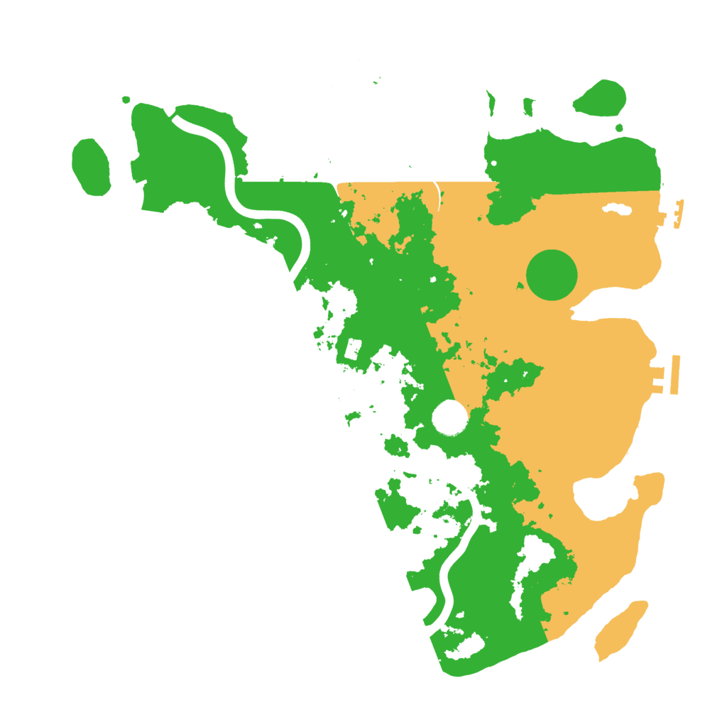 Biome Rust Map: Procedural Map, Size: 3750, Seed: 676182617