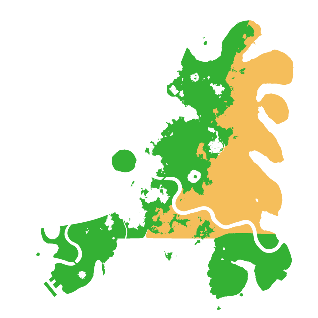 Biome Rust Map: Procedural Map, Size: 3750, Seed: 648456