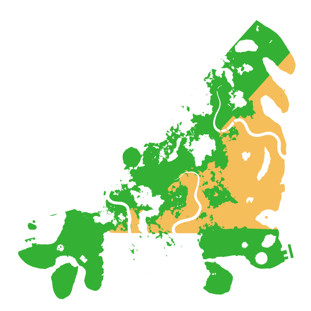 Biome Rust Map: Procedural Map, Size: 4500, Seed: 470625