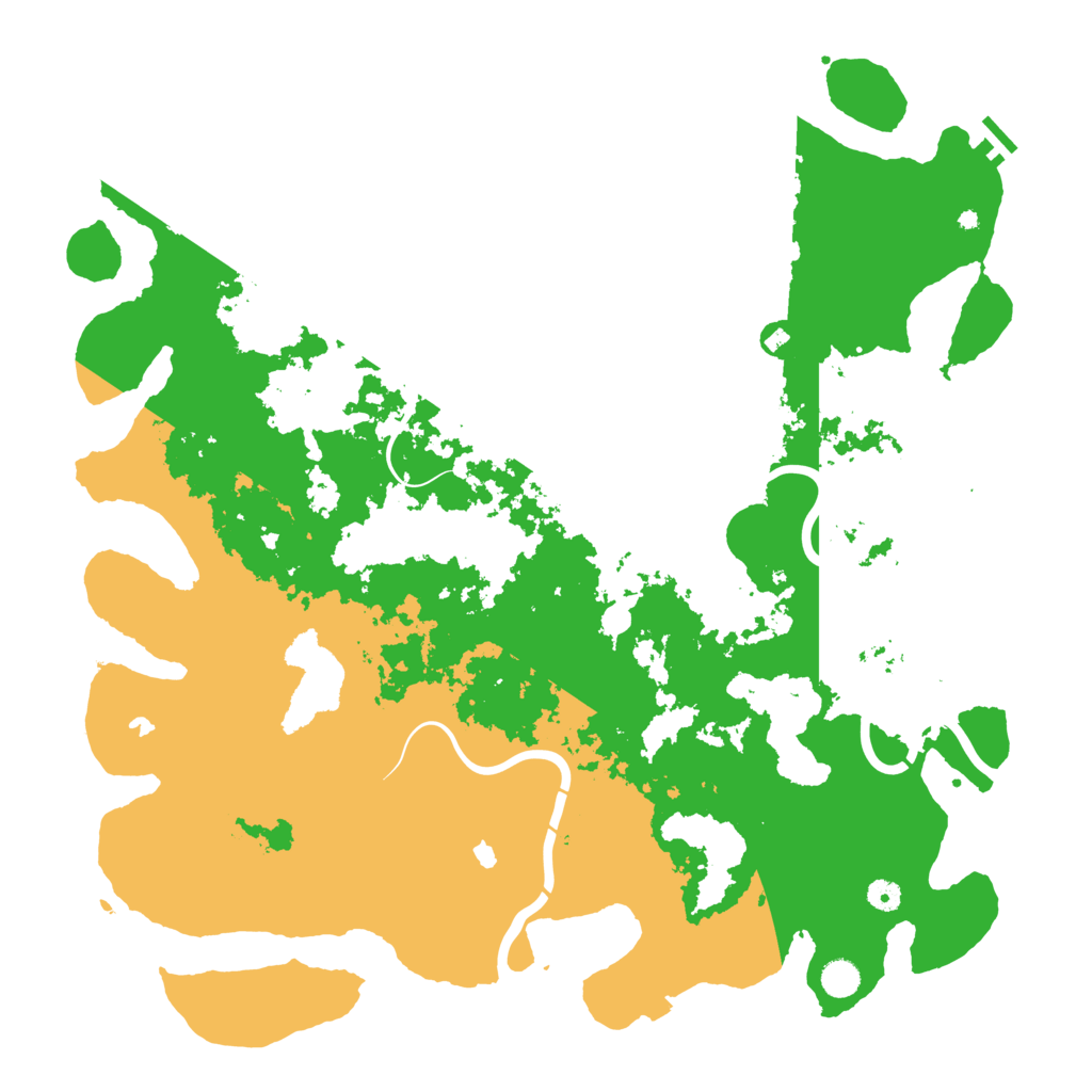 Biome Rust Map: Procedural Map, Size: 5000, Seed: 426052