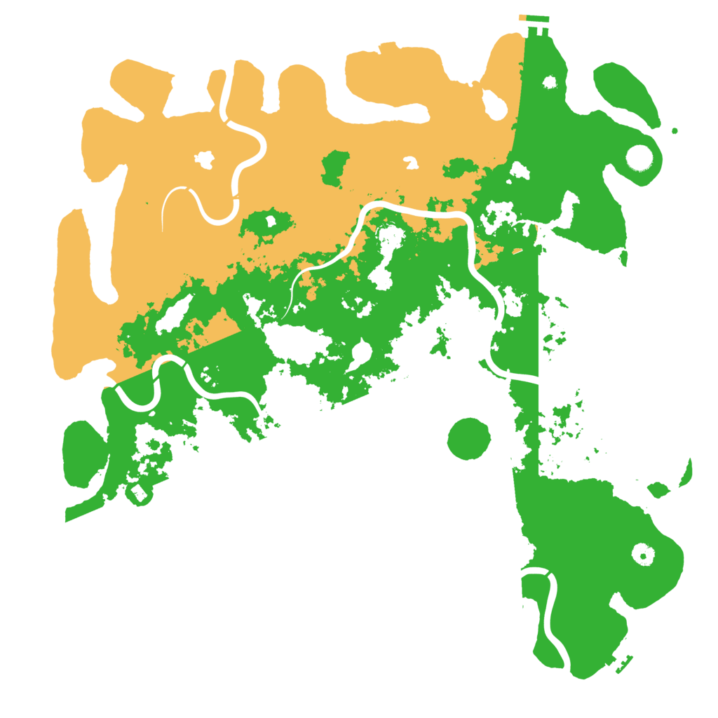 Biome Rust Map: Procedural Map, Size: 4800, Seed: 66273